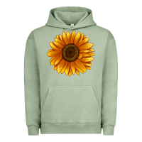 Pigment Oil Green Soraya Sunflower Urban Hoodie - LillyAllenDesigns