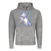 Cloud Rock Winter unicorn Vintage Hoodie - Artiststas
