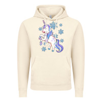 Vintage Artic Winter unicorn Vintage Hoodie - Artiststas