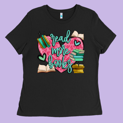Read More Books Ladies Tee Designed By Maliassmallbusiness