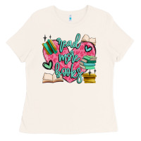 Bone read more books Ladies Tee - MaliasSmallBusiness