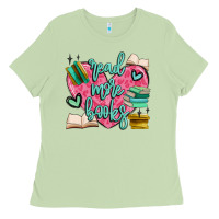 Matcha read more books Ladies Tee - MaliasSmallBusiness
