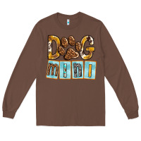 Chestnut Dog Mini with Paw Long Sleeve Tee - texasbilliewilder