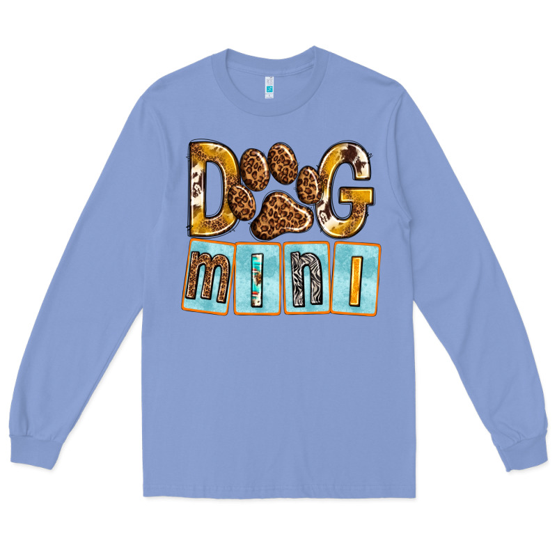 Dog Mini With Paw Long Sleeve Tee by texasbilliewilder | Teevron
