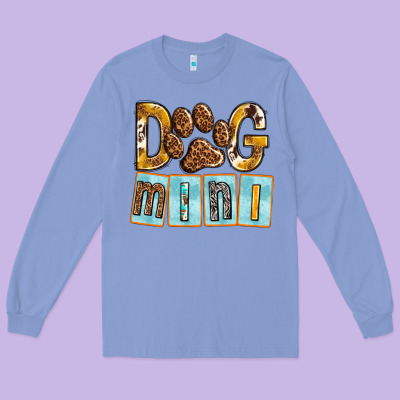 Dog Mini With Paw Long Sleeve Tee Designed By Texasbilliewilder