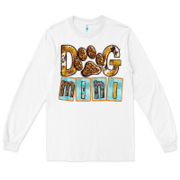 White Dog Mini with Paw Long Sleeve Tee - texasbilliewilder