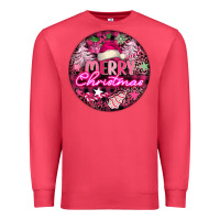 Cardinal pink merry christmas Premium Sweatshirt - FaDigitalArtStudio