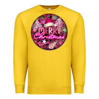 Lemon pink merry christmas Premium Sweatshirt - FaDigitalArtStudio