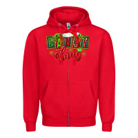 Red christmas fancy claus Zipper Hoodie - FaDigitalArtStudio