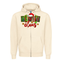 Sandshell christmas fancy claus Zipper Hoodie - FaDigitalArtStudio