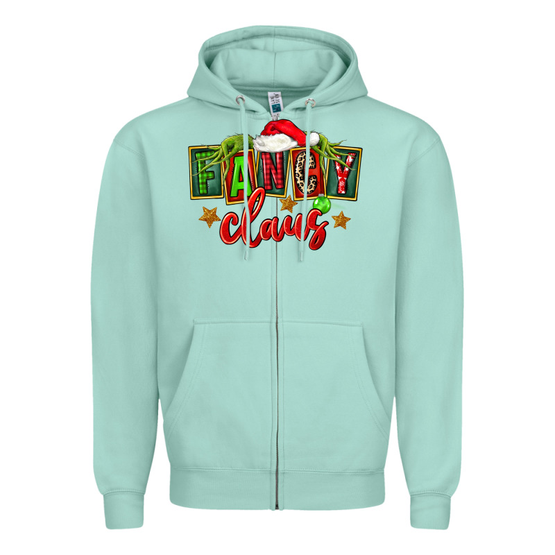 Christmas Fancy Claus Zipper Hoodie by FaDigitalArtStudio | Teevron