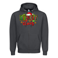 Smoke christmas fancy claus Zipper Hoodie - FaDigitalArtStudio