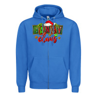 True Royal christmas fancy claus Zipper Hoodie - FaDigitalArtStudio