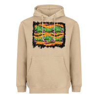 Mushroom Halloween Skull Background Heavyweight Hoodie - BundleAndBundleShop