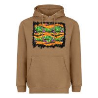 Toasted Coconut Halloween Skull Background Heavyweight Hoodie - BundleAndBundleShop