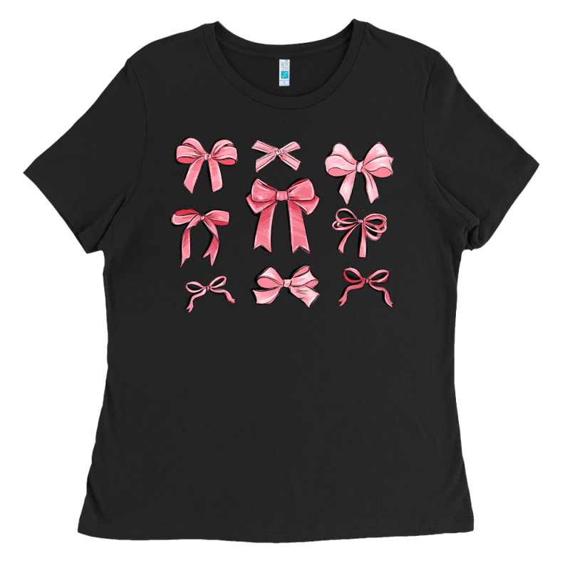 Pink Ribbons Ladies Tee by MaliasSmallBusiness | Teevron