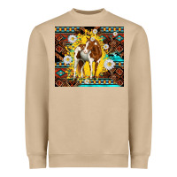 Aztec Tribal Horse Heavyweight Sweatshirt | Teevron