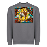 Storm aztec tribal horse Heavyweight Sweatshirt - TumblerDesignByShophia