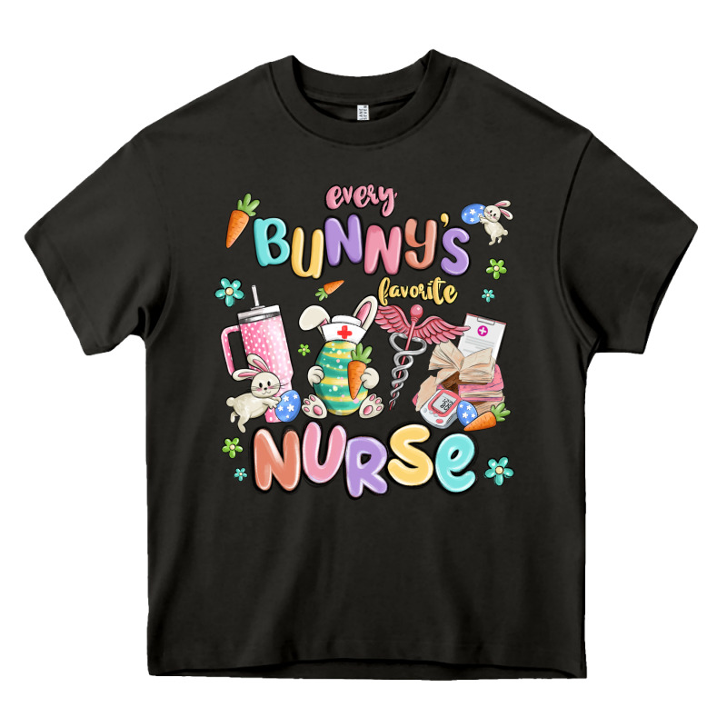 Every Favorite Bunnys Nurse Heavy Core Tee by MaliasSmallBusiness | Teevron