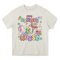 Cream every favorite bunnys nurse Heavy Core Tee - MaliasSmallBusiness