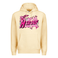 Pina Colada Not all heroes wear capes Cancer Awareness Premium Hoodie - FaDigitalArtStudio