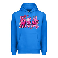 True Royal Not all heroes wear capes Cancer Awareness Premium Hoodie - FaDigitalArtStudio