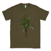 Army Green Dracaena Marginata Classic Tee - LillyAllenDesigns