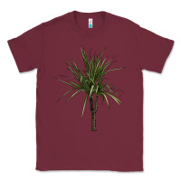 Burgundy Dracaena Marginata Classic Tee - LillyAllenDesigns