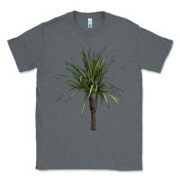 Charcoal Heather Dracaena Marginata Classic Tee - LillyAllenDesigns