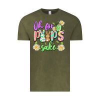 Vintage Olive oh for peeps sake Vintage Tee - Artiststas