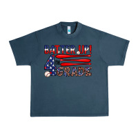 Midnight Navy batter up 4th grade Urban Heavy Tee - JahusDesignShop