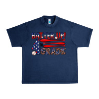 Navy batter up 4th grade Urban Heavy Tee - JahusDesignShop