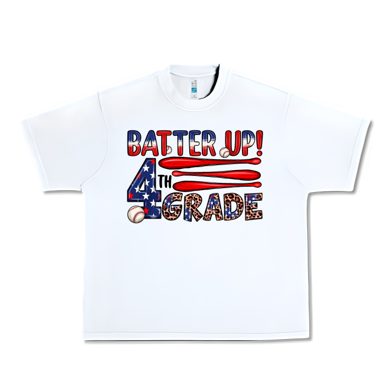 Batter Up 4th Grade Urban Heavy Tee by JahusDesignShop | Teevron