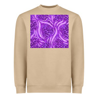 Mushroom purple glitter with leopard pattern Heavyweight Sweatshirt - TumblerDesignByShophia