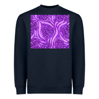 Navy purple glitter with leopard pattern Heavyweight Sweatshirt - TumblerDesignByShophia