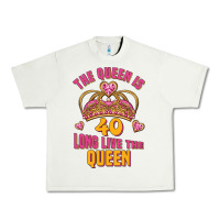 Pistachio the queen is 40 long live the queen Urban Heavy Tee - Jasminsmagicworld