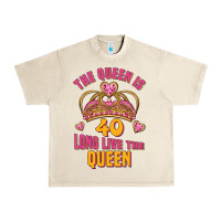 Sandshell the queen is 40 long live the queen Urban Heavy Tee - Jasminsmagicworld