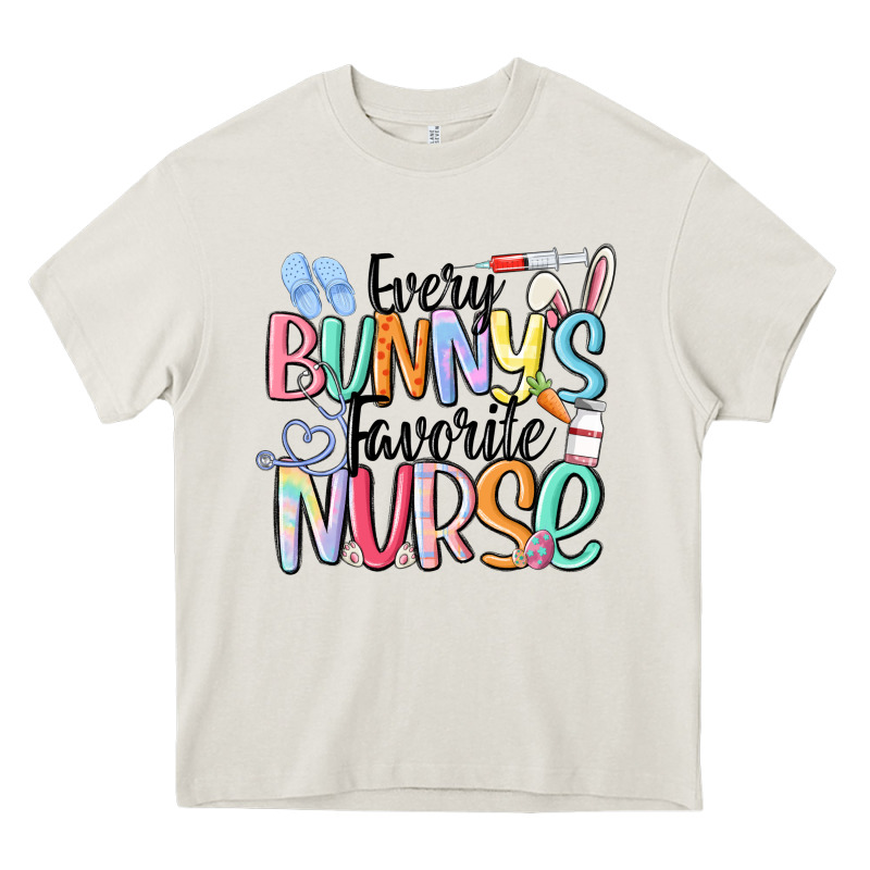 Every Bunny's Favorite Nurse Heavy Core Tee by MaliasSmallBusiness | Teevron