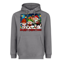 Storm merry christmas gnomies wagon Heavyweight Hoodie - FaDigitalArtStudio
