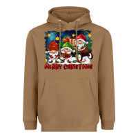 Toasted Coconut merry christmas gnomies wagon Heavyweight Hoodie - FaDigitalArtStudio