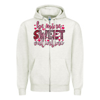 Oatmeal Heather be mine sweet valentine Zipper Hoodie - OliviaCreatesArt