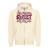 Sandshell be mine sweet valentine Zipper Hoodie - OliviaCreatesArt