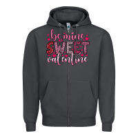 Smoke be mine sweet valentine Zipper Hoodie - OliviaCreatesArt