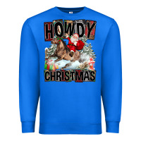 True Royal Howdy Christmas Rodeo Santa Premium Sweatshirt - FaDigitalArtStudio