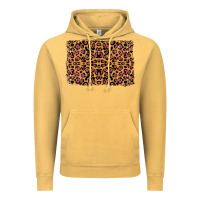 Vintage Mustard leopard glitter background Vintage Hoodie - RanaPortraitStore
