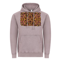 Leopard Glitter Background Vintage Hoodie | Teevron
