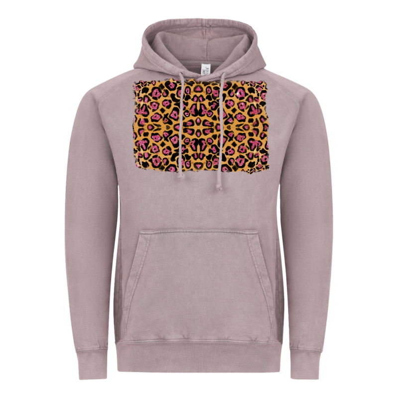 Leopard Glitter Background Vintage Hoodie by RanaPortraitStore | Teevron