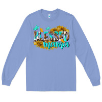 Colony Blue Blessed Mama Long Sleeve Tee - texasbilliewilder
