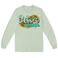 Matcha Blessed Mama Long Sleeve Tee - texasbilliewilder
