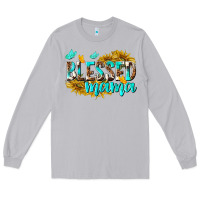 Moon Dust Blessed Mama Long Sleeve Tee - texasbilliewilder